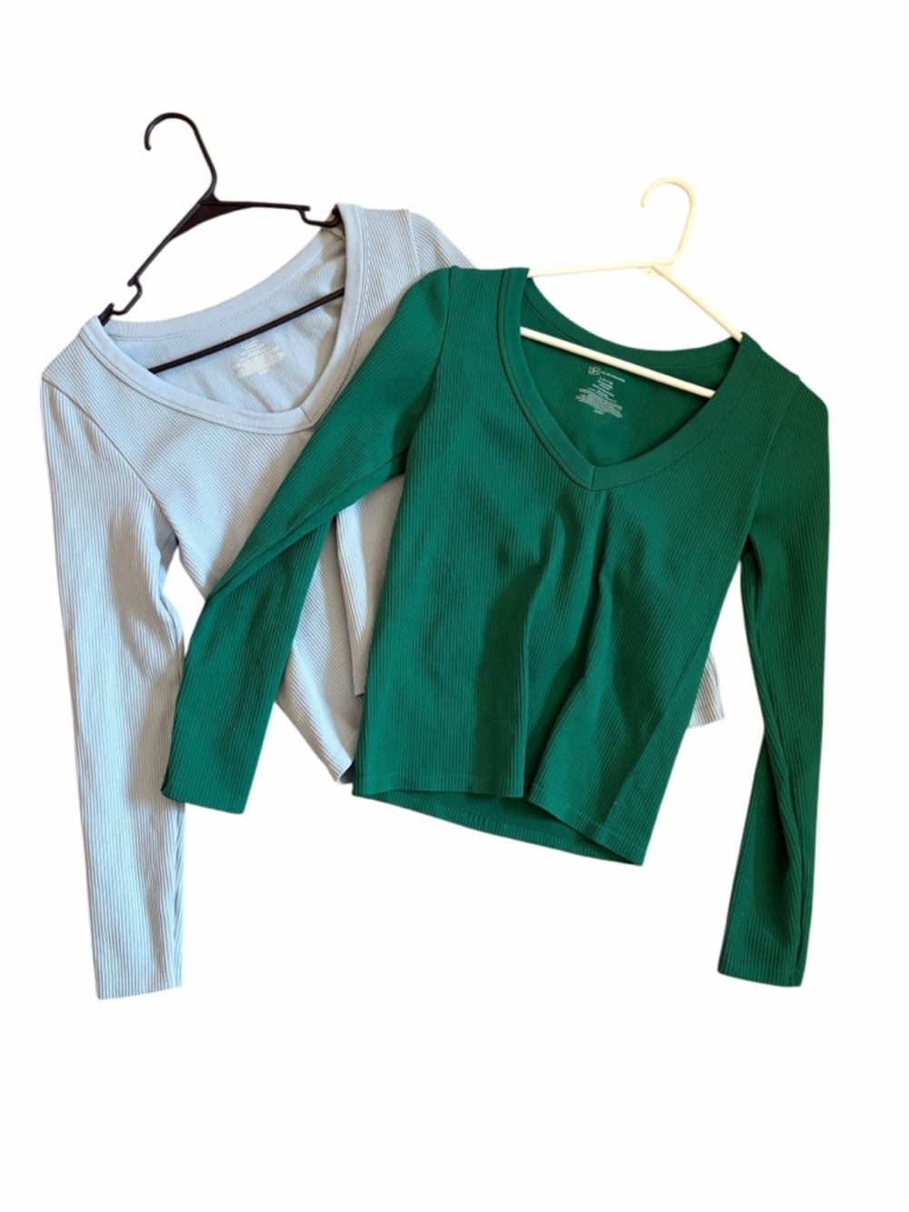 Ribbed Long Sleeve Set Of 2